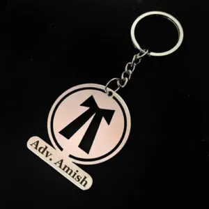 stainless steel advocate keychain