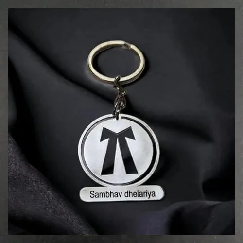 Stainless Steel Advocate Keychain | Custom Name Laser Engraving | Lawyer Keychain - Image 3