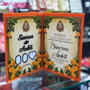 💍 Customized Wedding Agreement Frame | Marriage Certificate Frame