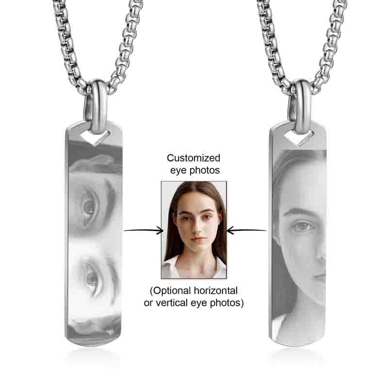 Personalized Eye Pendant | Customized Eye Necklace Jewellery | Custom Name Jewellery Gift